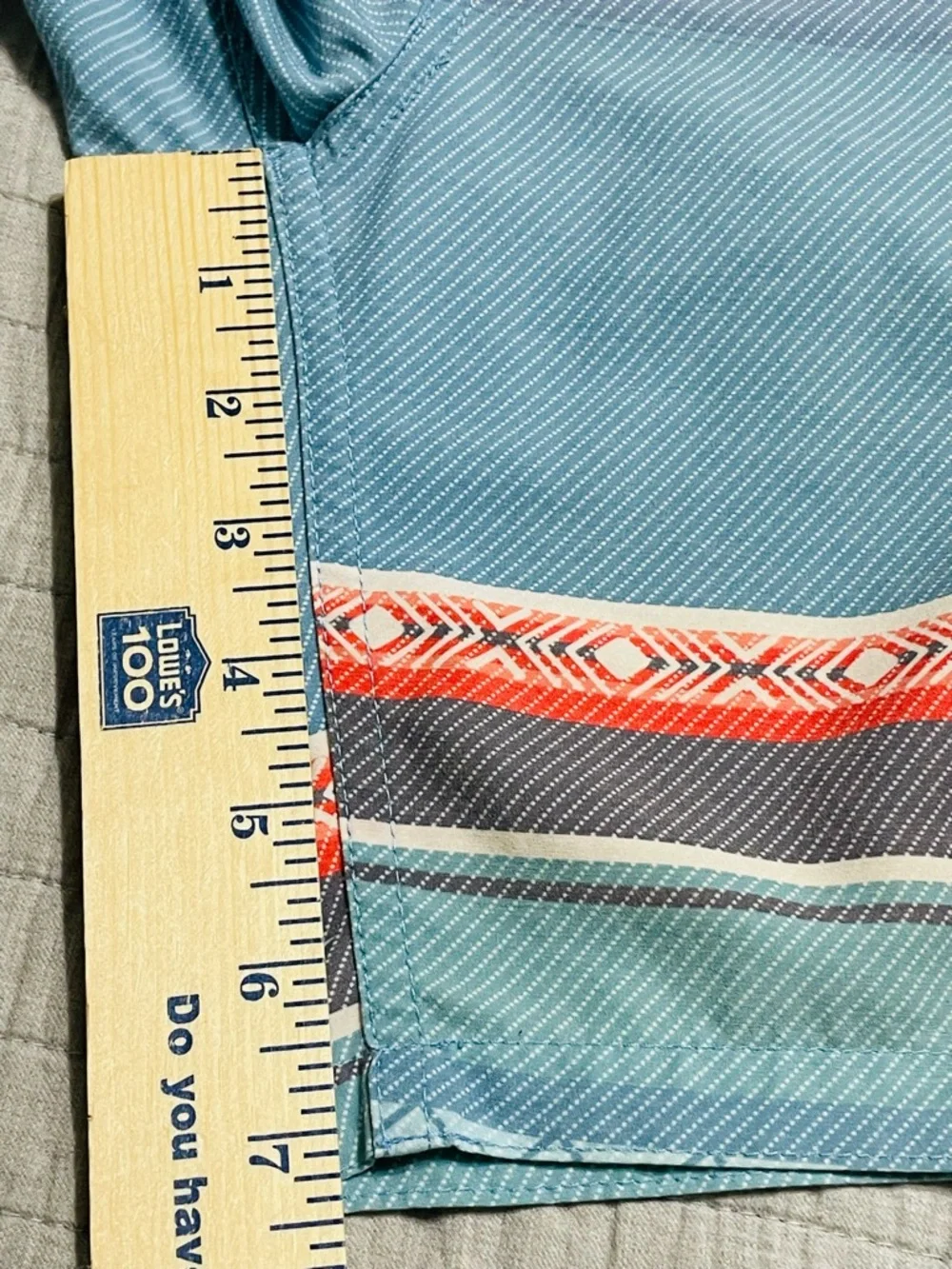 Faherty Sunset Arrow Redux Board Shorts Men 33 Lightweight Cruise Vacation Surf